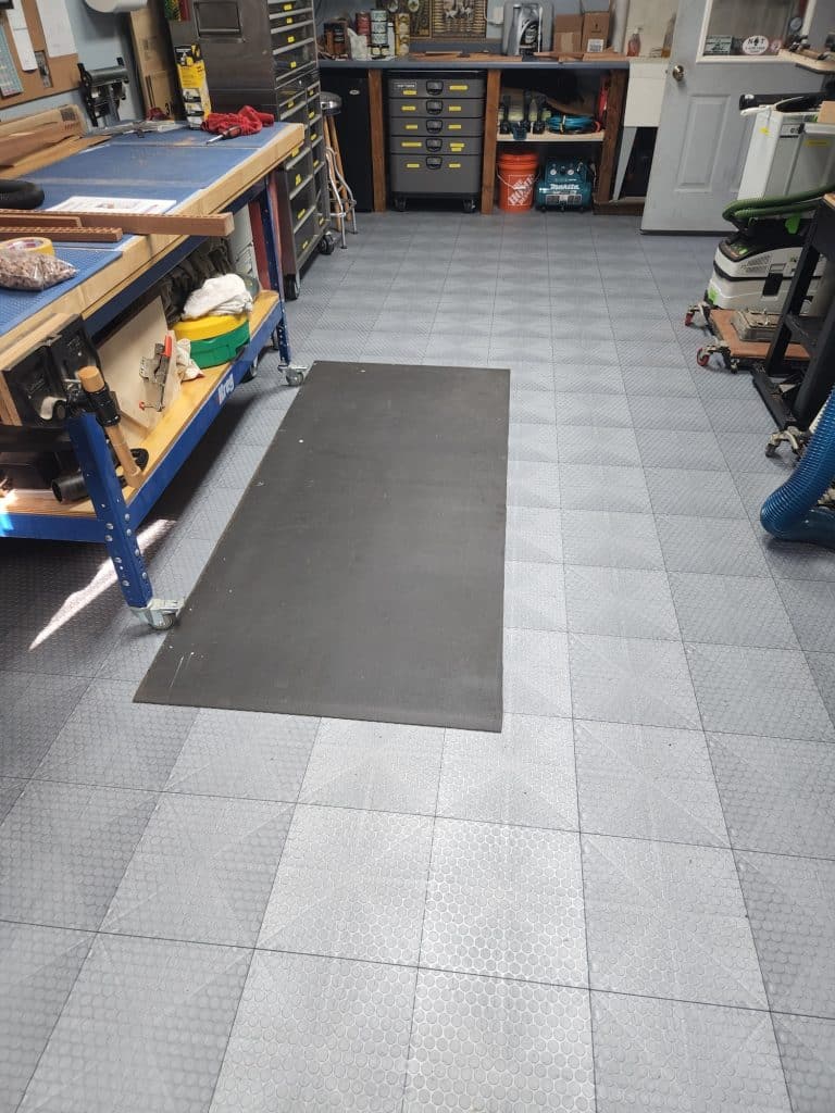 alloy TrueLock HDXT coin tiles in workshop
