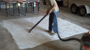 remove dirt and debrs from floor