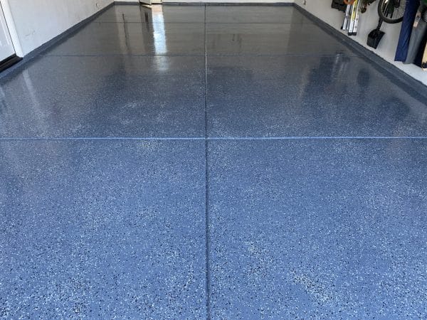 2-Coat Polyurea on a Garage Floor