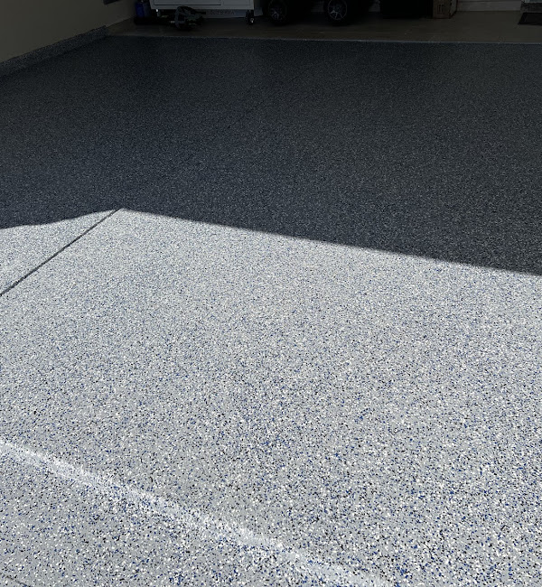 Grey Epoxy with Flake