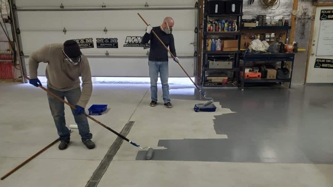 Customer Applying First Coat of TruAlloy