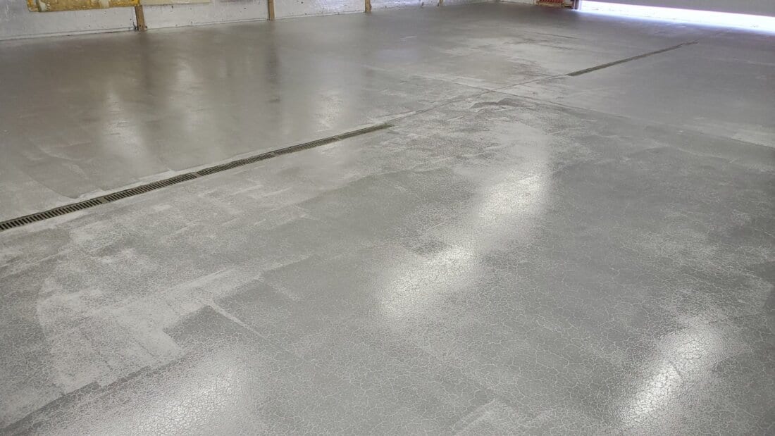 First Coat of TruAlloy Applied