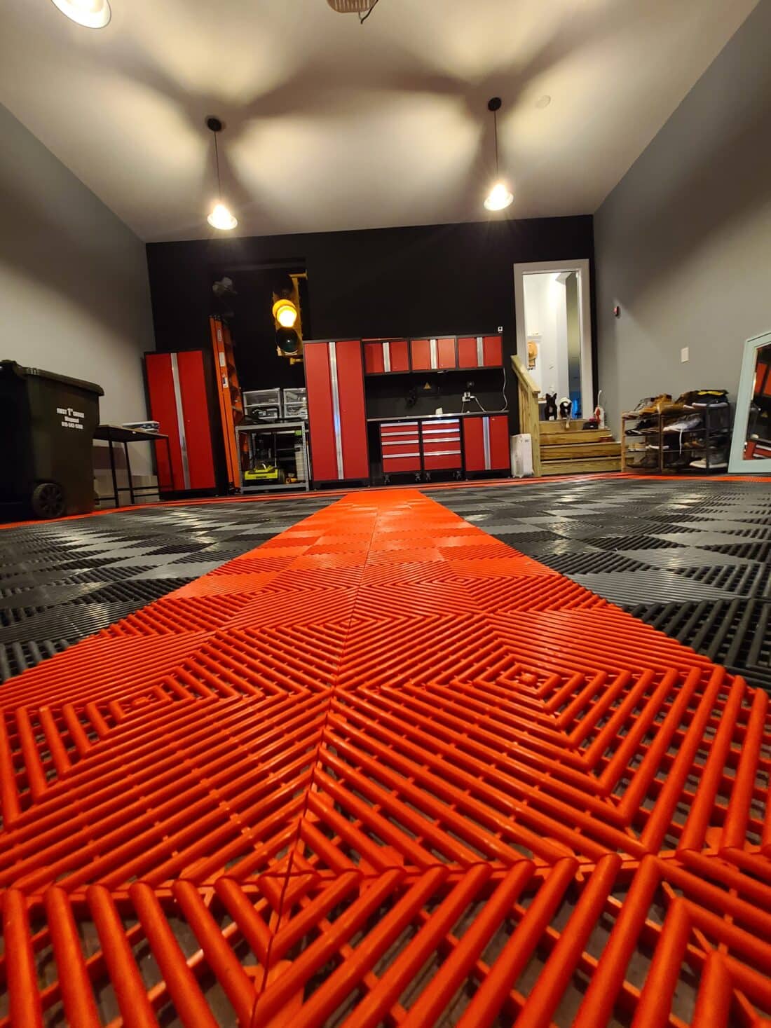 Close up of TrueLock HD Ribbed tiles