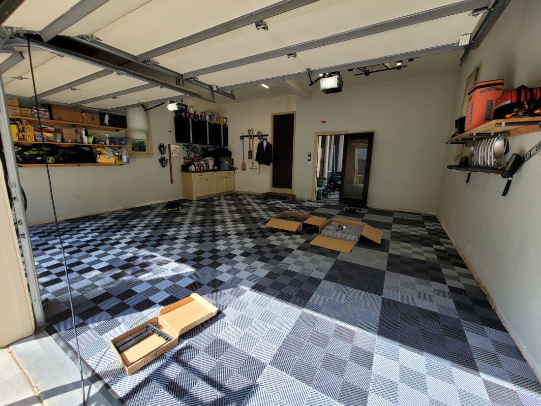 Alloy and Graphite Tiles with Boxes on Top