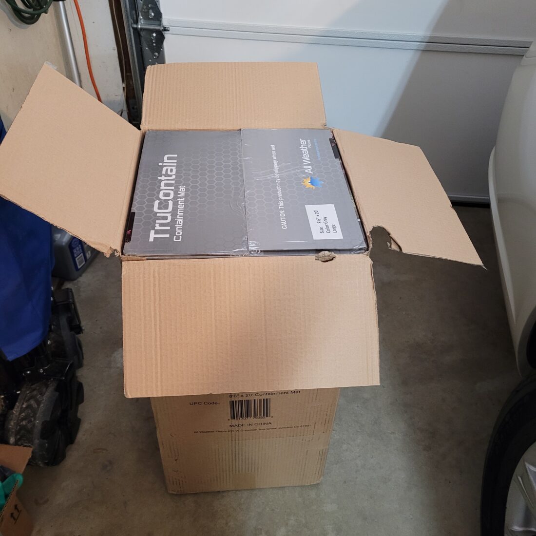 TruContain Containment Mat in Brown Box