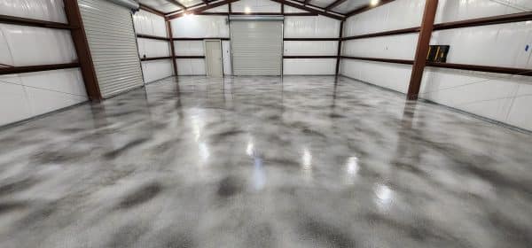 Full view of clear-coat polyurea project