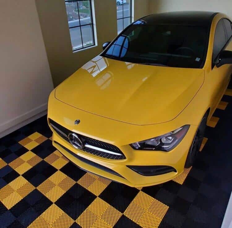 Ribbed Garage Floor
