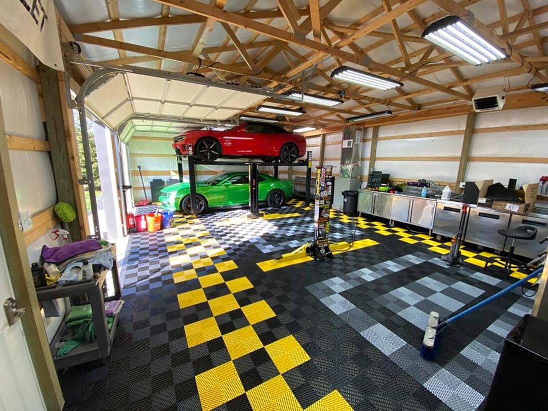 Ribbed Garage Floors