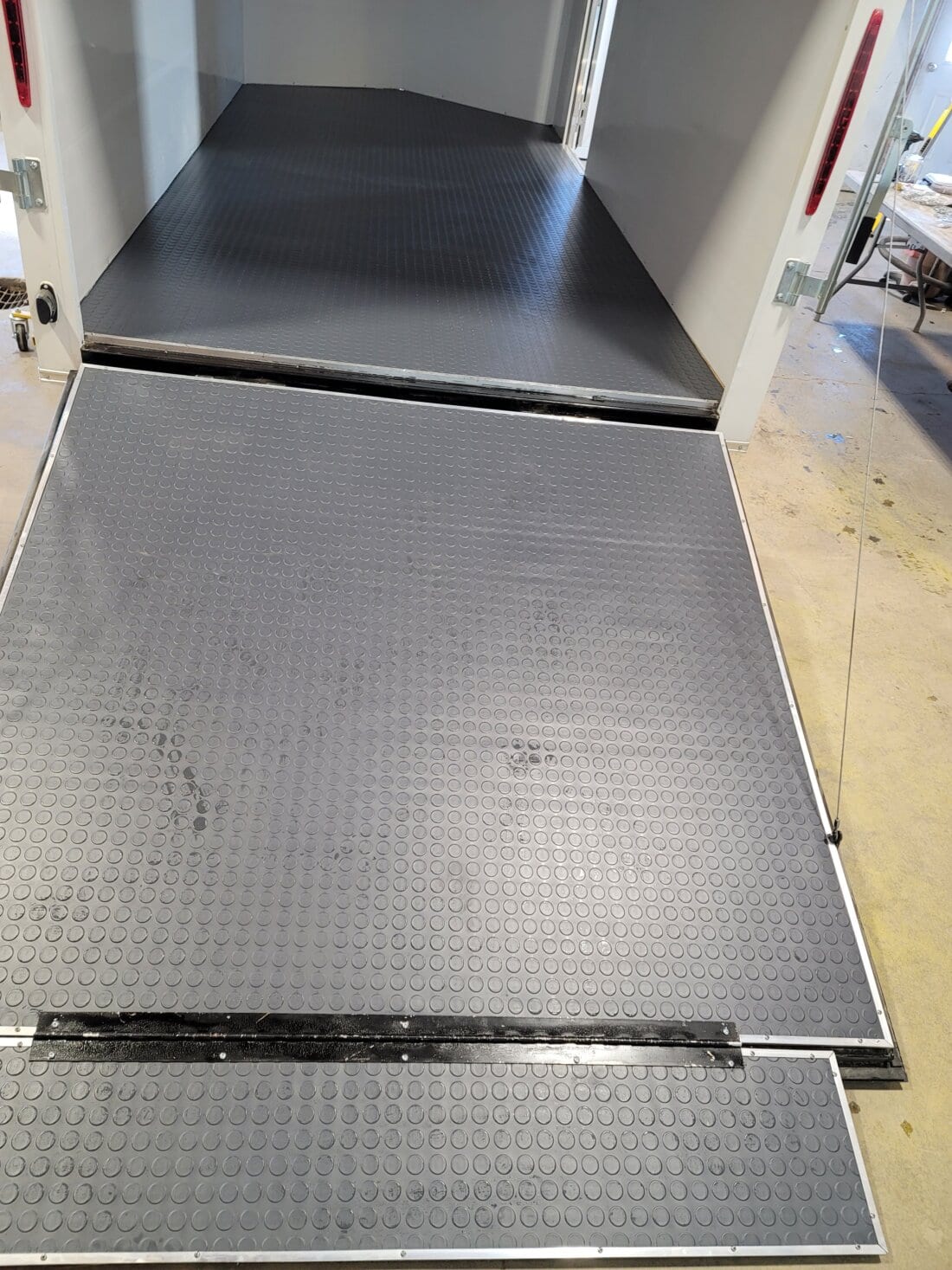 Large Coin Mat in Trailer