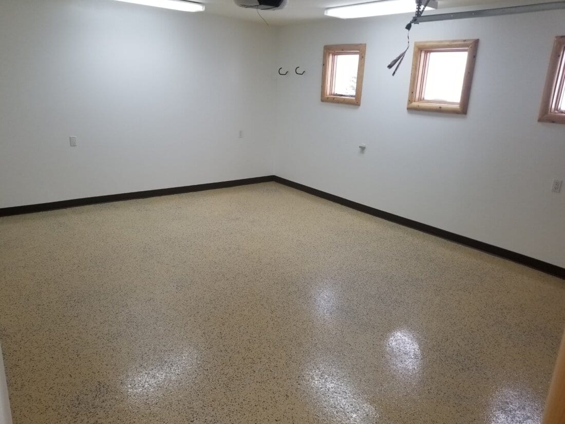 Tan Polyurea Floor