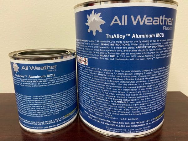 TruAlloy™ - High-Performance Aluminum Metallic Garage Floor Coating