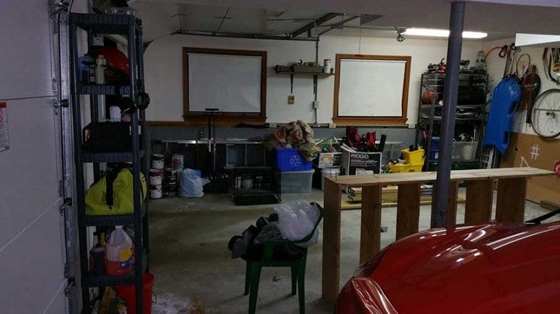 before garage makeover
