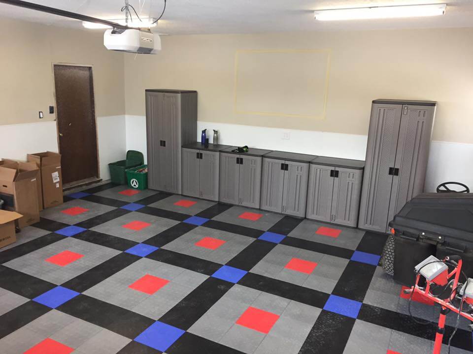 Brian's TrueLock HD Garage Floor Tile Project