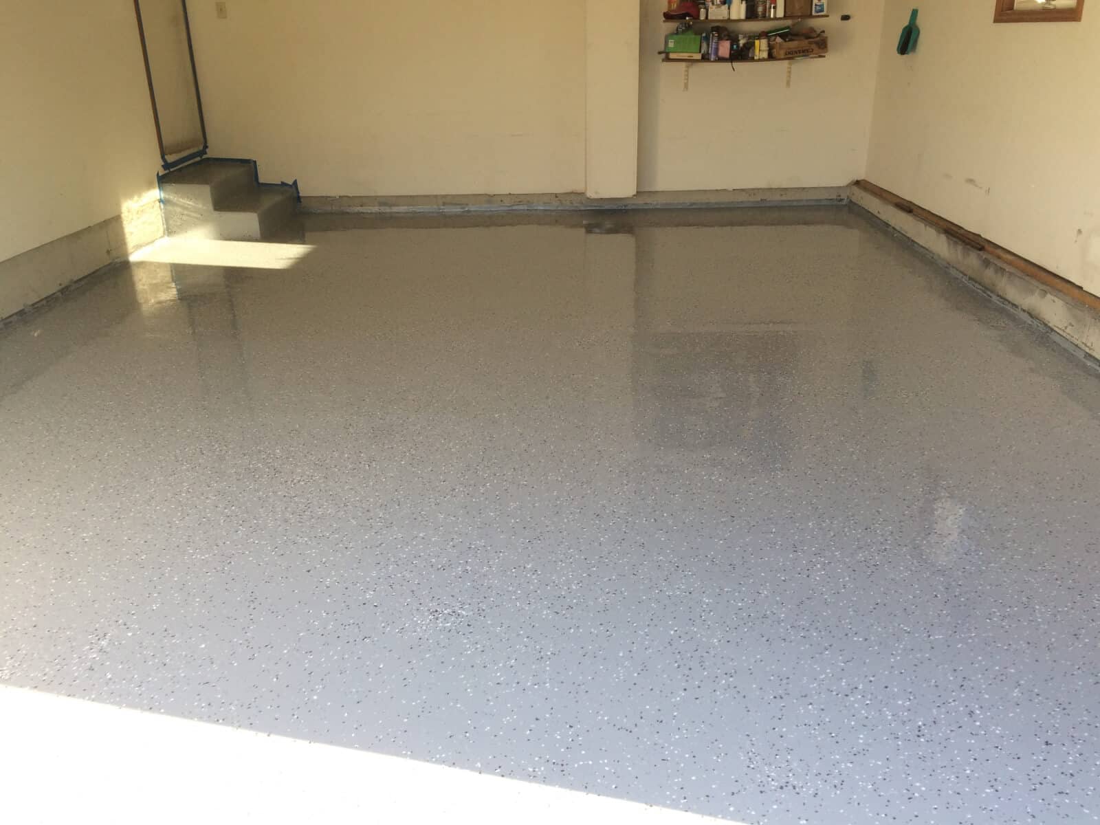 Dave’s High Solids Garage Floor Epoxy Coating Project