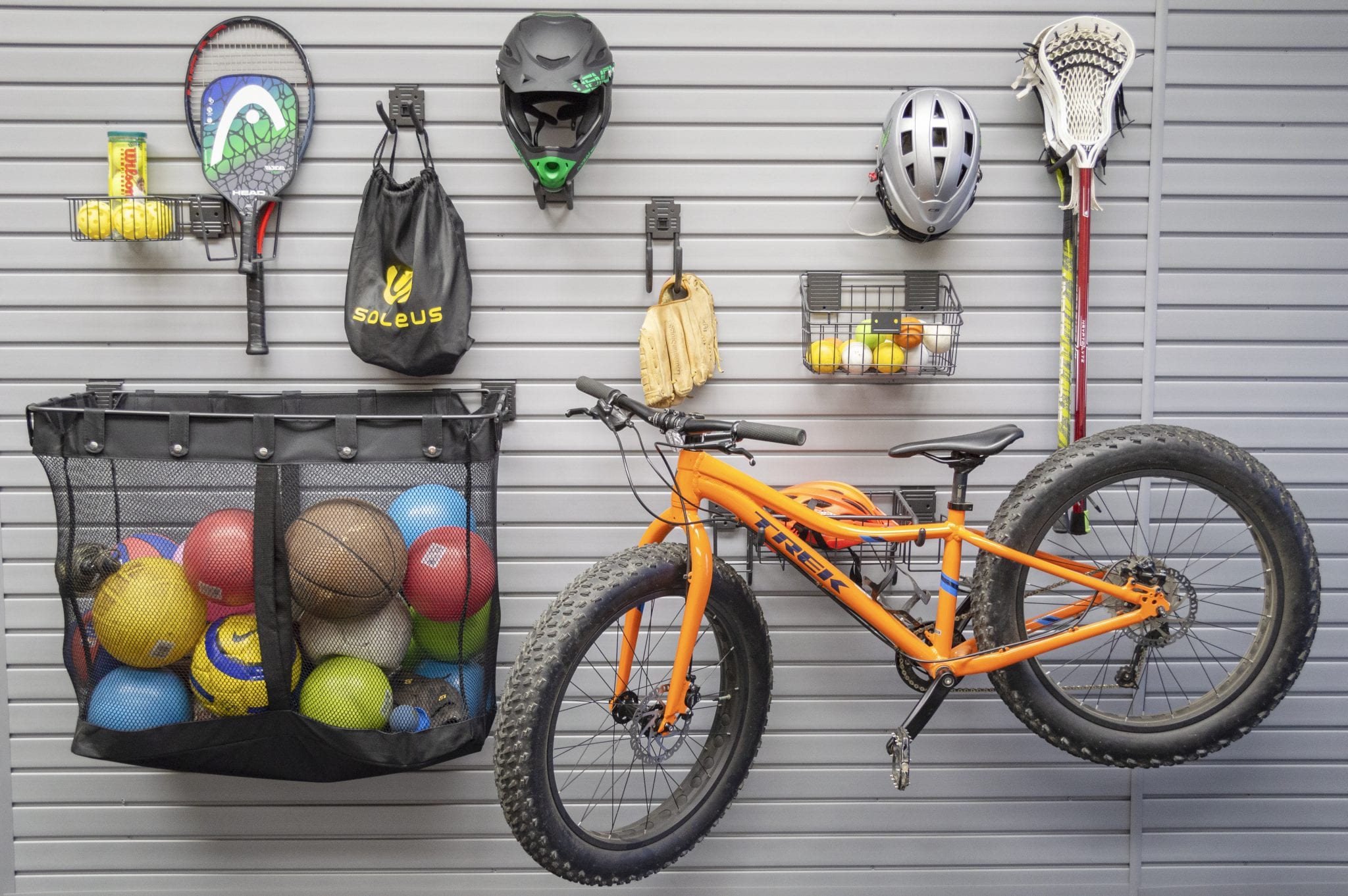 Slatwall Panels for Wall Storage in Garage and Retail | Handiwall