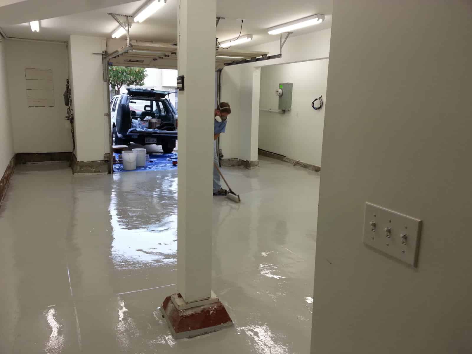 Marcel’s High Solids Garage Floor Epoxy Project