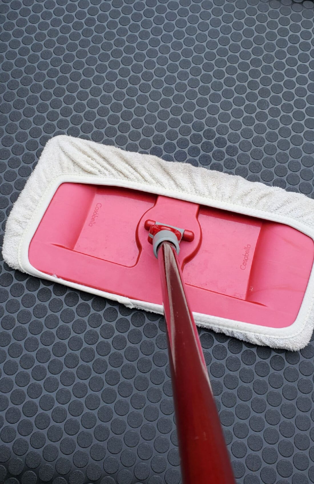 Mop on floor