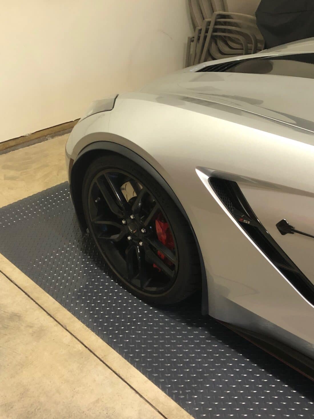 Wheel on BLT Mats