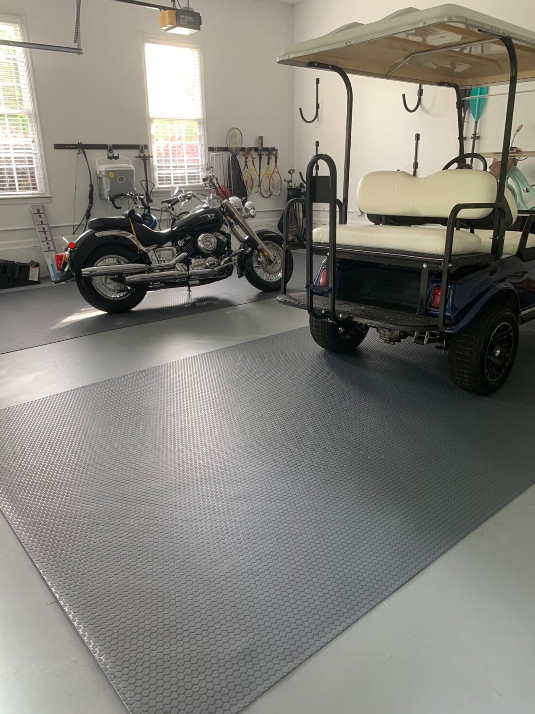 Small Coin Mat on finished garage