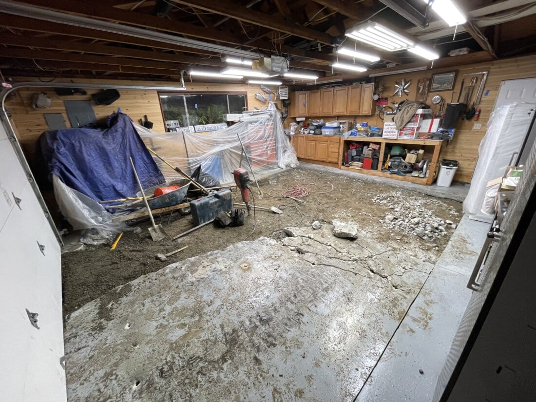 Tearing Out Concrete