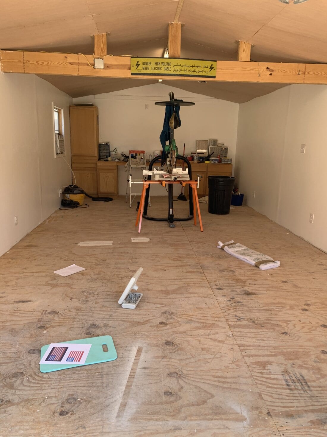 Before Garage Floor Tiles