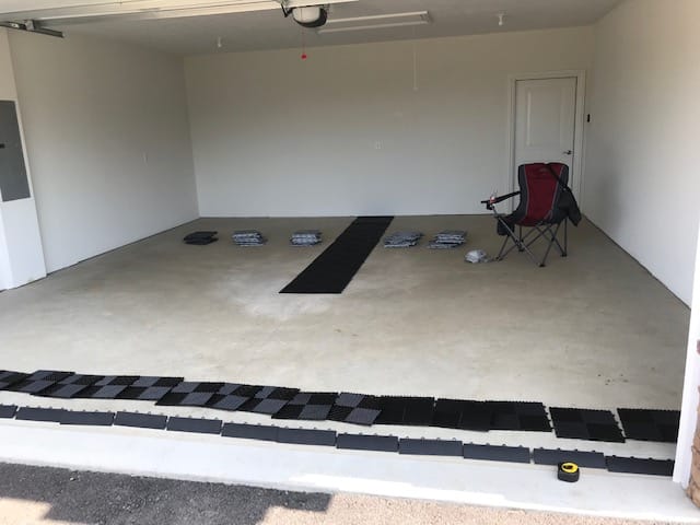 William's tiles laid out.