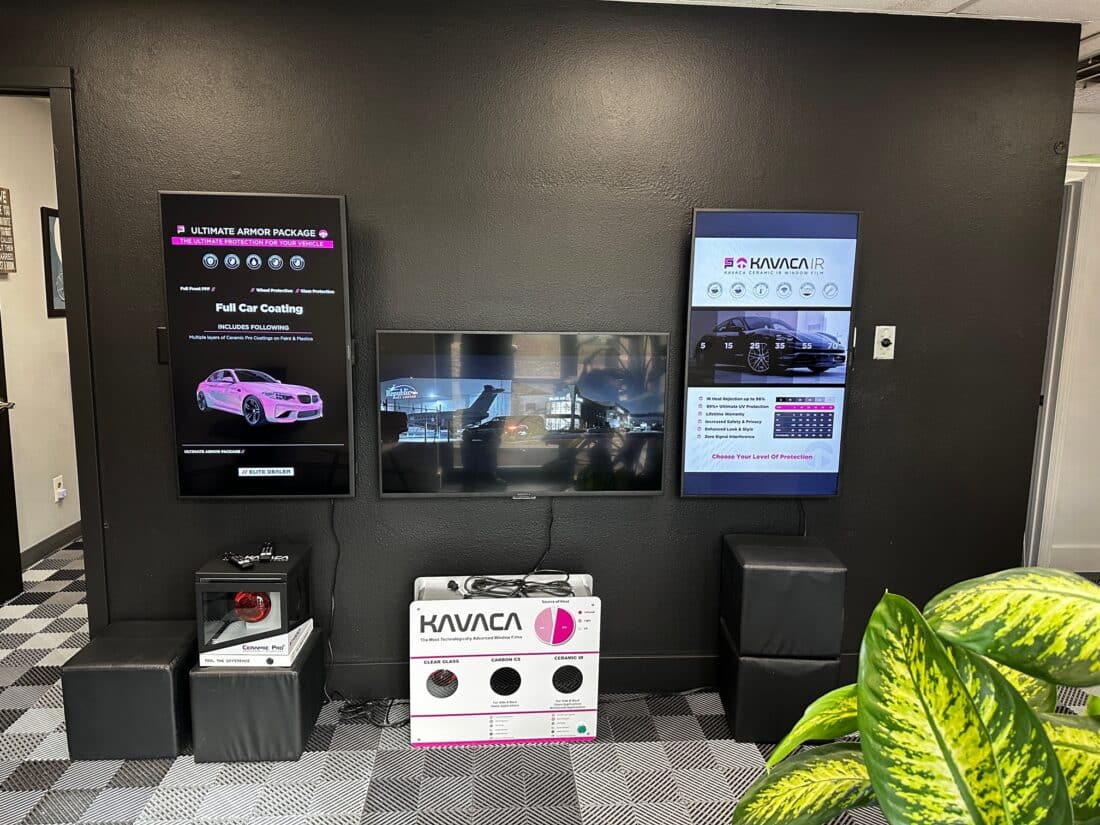 Ceramic Pro Showroom Flooring