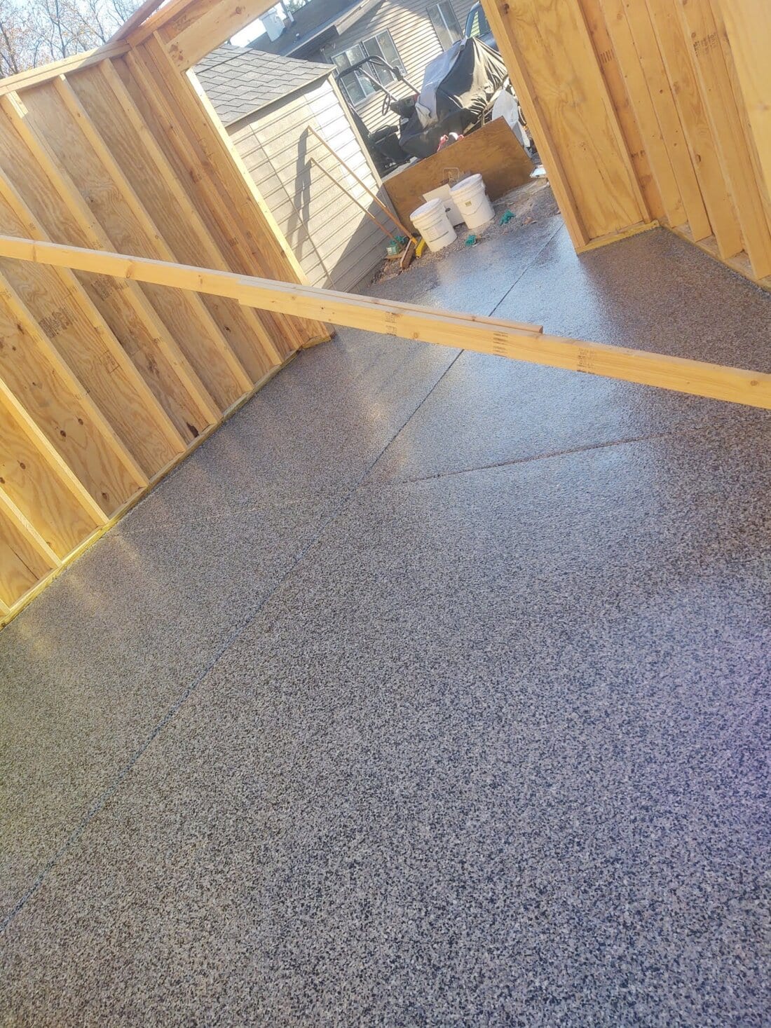Grey Garage Floor Coating