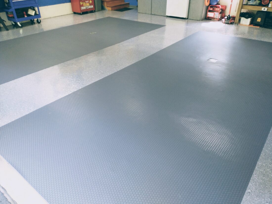 Brian installed grey small coin mats