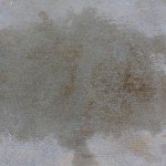 Oil Stained Garage Floor