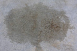 Oil Stained Garage Floor