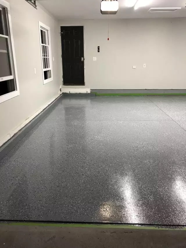 Grey Coating with Flake