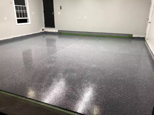 Grey Garage Floor Coating