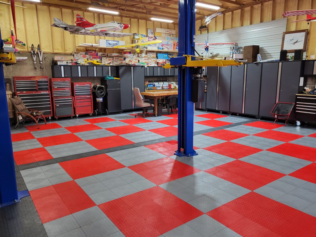Silver, Red, and Graphite TrueLock HDXT Diamond Tiles