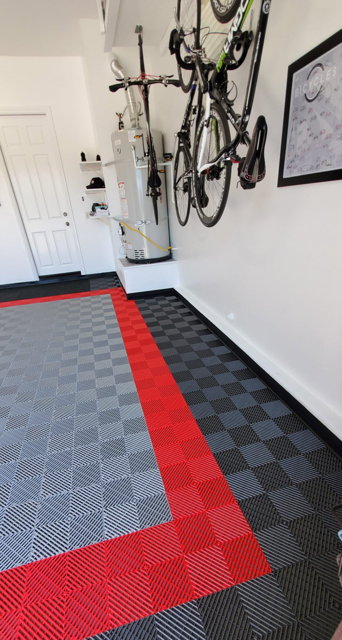 Black, Silver, Red TrueLock HD Ribbed Garage