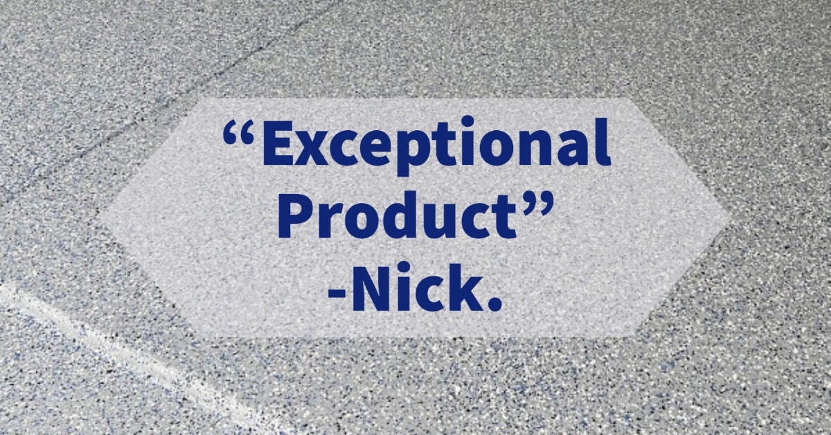 Nick’s Garage: Epoxy Project