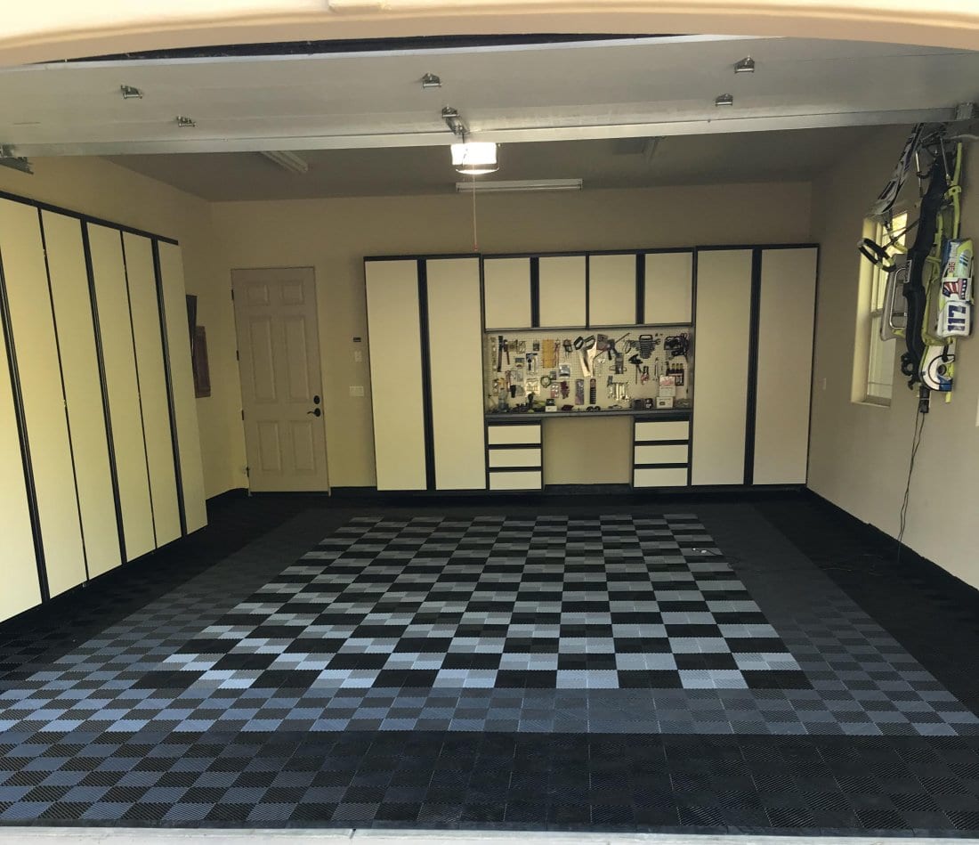 Robert's Inspirational Garage with Beautiful TrueLock HD Tiles