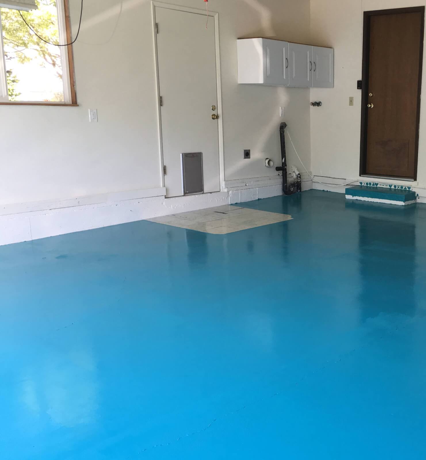 Deb’s Turquoise Floor