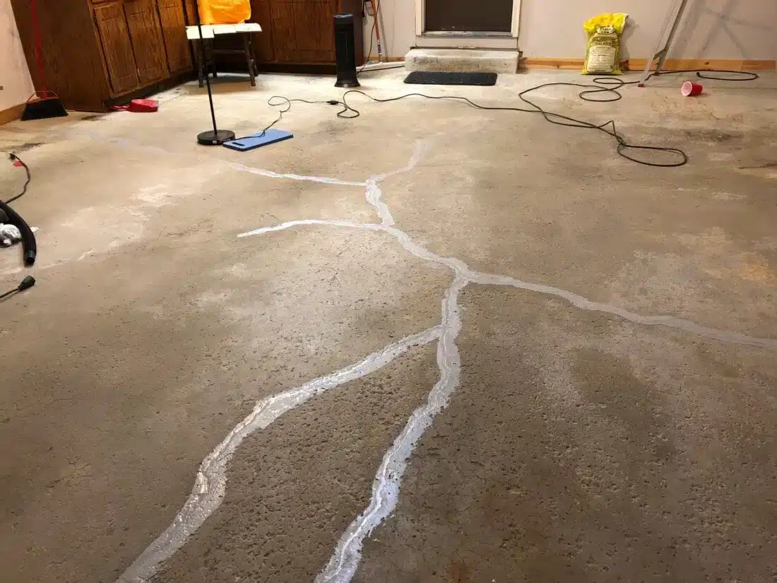How To Repair Concrete Slab or Garage Floor Before Coating It?